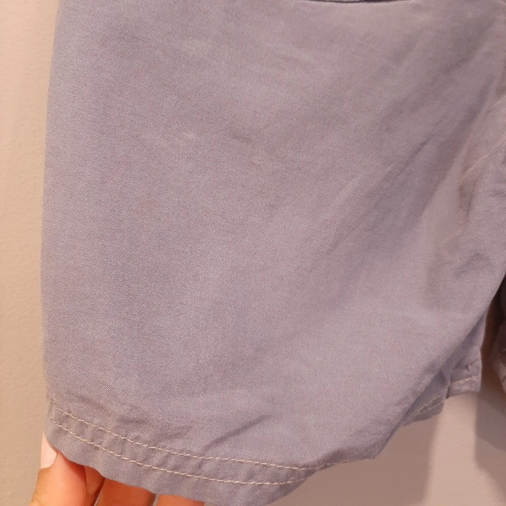 Gymboree Chambray Preppy Drawstring Cargo Shorts Boys Size 4T Blue
